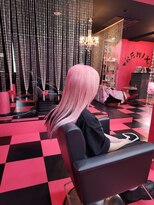 リミックス(REMIX by Love hair KING OF PRINCESS HAIR&EXTENTION) 原色派手髪 カラーバター キャンディーピンク エクステ30本