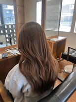 ブランシェ 西松山店 【ブリーチなしダブルカラー】柔らかいブラウン♪