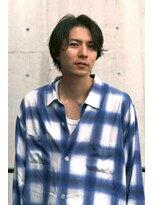 ブークル(boucle) ミディアムウルフ 緩めパーマ 大人パーマ 大人ミディアム