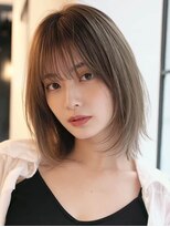 ロッソ 大橋店(Rosso) ナチュラルブラウンのさらりボブ【大橋】