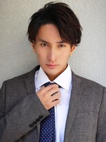 メンズ好感度大人ビジネス刈り上げショート人気スーツ◎髪型