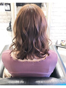 ヘアー アトリエ エゴン(hair atelier EGON) 切りっぱなしロブ