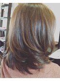 うる艶カラーヘアスタイル