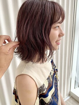 アーロン(aaron) 【サロンワーク】いつもとちょっと違うバイオレットベージュ。