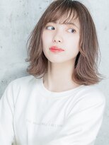 ジーナ セントラル銀座(Zina)&nbsp;セシルカットフリンジウェーブ×大人かわいい前髪ココアブラウン