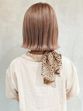 アイティー バイ アルバム 浦和店(IT by ALBUM) ミニボブ_セシルカットココアブラウンフリンジウェーブ_ba295191