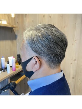 デュード(Dude) 七三オールバック