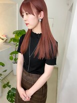 ジェム(GEM)&nbsp;赤×オレンジ/暖色系カラー/ストレートスタイル