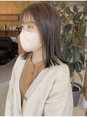 鎖骨ミディアムボブ