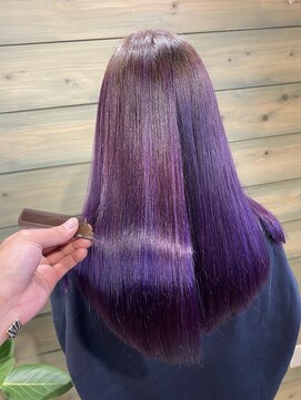 アクトワン(Act.1) 髪質改善カラー+デザインカラー