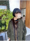 ワイドバングボブ♪