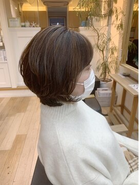 オーシャン(Ocean) [OCEAN Hair&Life藤原純] 白髪ぼかしハイライト伸ばしかけヘア☆