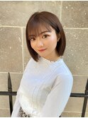 大人かわいい×ミニボブ×ビターショコラ