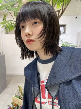 メゾンアクア 表参道(Maison ACQUA) ◎簡単スタイリングボブ　プチウルフ　くびれ