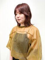 アンリ(Anli)&nbsp;【Anli☆岩瀬萌】ローズブラウン 秋カラー くびれボブ