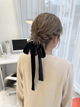 ハイブ 金沢(Hive) 10代20代ヘアセットヘアアレンジミルクティーベージュ