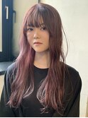 【  ロング × ピンク × インナーカラー 】浅野美紀