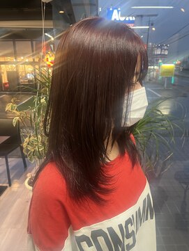 アリカ(arika) レイヤー×ボルドーカラー