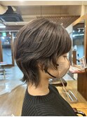 あやか流!ショートウルフ×ニュアンスパーマ