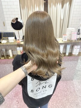 ロンド レア 天神大名店(Lond Le’a) 天神大名ダブルカラーケアブリーチハイトーンレイヤーカット韓国