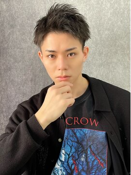 アーリー(Ali'i) アップバングビジネスショート刈り上げツーブロックマッシュ