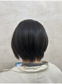 縮毛×アッシュブラウンショートヘア♪