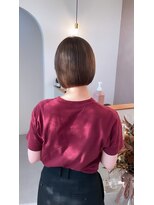 ゴカン(Gokan)&nbsp;ミルクティーベージュなミニボブ