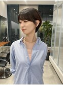【森千晶】耳にかけても可愛い丸みのある柔らかいショートヘア