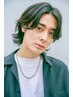 メンズカット+カラー+炭酸シャンプー+マッサージ+眉カット+ナノバブル￥8000
