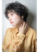 カバーヘア ブリス 戸田公園西口店(COVER HAIR bliss)&nbsp;□アッシュブラックマッシュパーマ315-2戸田公園20代30代40代