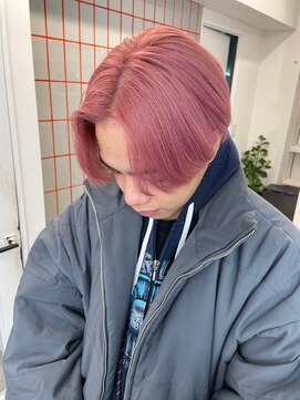 ペレ 栄店(PELE) デザインカラー/レイヤーカット/ウェットヘア/オリーブベージュ