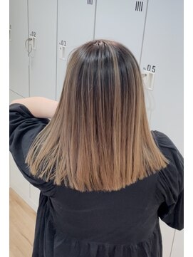 フク ヘアーワークス バイ フェニーチェ(fuku hair works by FENICE) バレイヤージュ