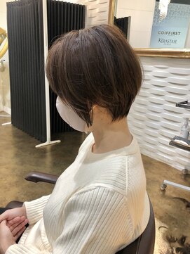 スミヤ(SUMIYA) 大人可愛い20代30代40代50代黒髪前下がりショートボブ/鹿児島