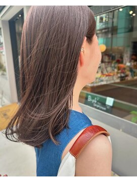 ボンド 三軒茶屋(Bond) ミディアム×マロングレージュ