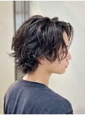 FFっぽい癖毛外人風パーマ