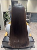 髪質改善ストレート