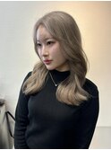 【ハイトーンカラー】ホワイトベージュ