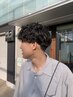 〈仁井田指名〉カット＋パーマ&クイックスパ眉カット付き　男性限定クーポン