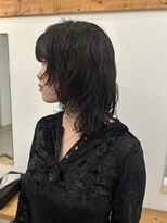 カルテ(QUARTE) ミディアムレイヤーボブ ニュアンスパーマ