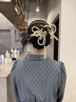 イミ(imi) カチモリ/シニヨン/お団子/和装ヘア/成人式/卒業式/ヘアセット