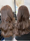ブリーチなしで出来るマロンベージュ♪10代20代30代