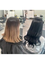 ガルボヘアー 桟橋店(garbo hair)&nbsp;プルシールエクステ高知美容院ロング