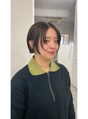ハンサムショートミニボブショートヘアウルフカット