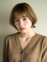 トクテ 吉祥寺(tokute) くびレイヤーエモージュグレージュカラーくびれショート/吉祥寺