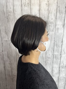 ビューティドレッセヤマノ 池袋パルコ(Beauty Dresse YAMANO) 【ショート】【ブラックカラー】【トリートメント】