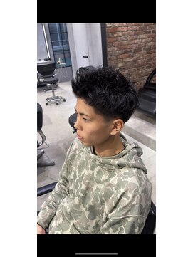 サイファー 心斎橋(CIPHER.) スパイキーピンパーマ