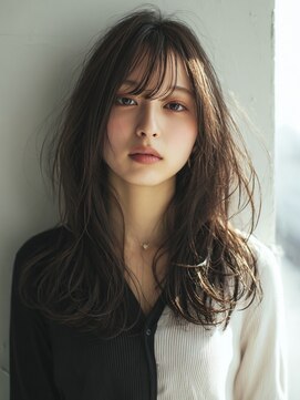 アンニュイな魅力☆ほつれウェーブの大人透明感ロング