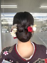 美容室 びゃんびゃん 社店&nbsp;成人式/結婚式お呼ばれスタイル/小顔に見えるヘア/ヘアセット