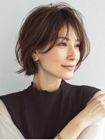 ハーツ(Heart's)&nbsp;ミセスショート×白髪ぼかしカラー３０代４０代５０代６０代