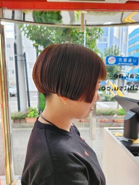 レジェ(LEGE) ミニボブ【刈り上げ/ショートボブ/透明感カラー/Ami】